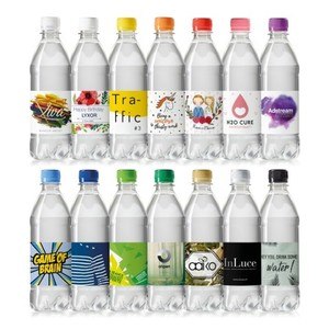 Waterflesjes bedrukken 500ml schroefdop