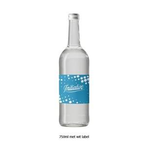 Glazen waterfles met logo bedrukken 750ml