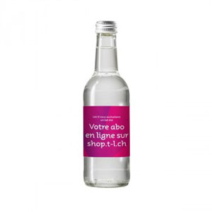 Glazen waterfles bedrukken 330ml